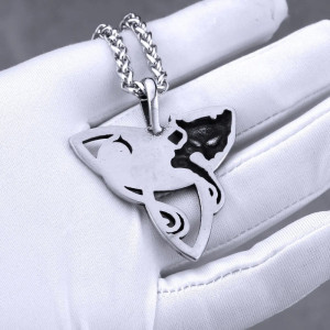 Vue Arrierre Pendentif Loup Celtique Triquetra