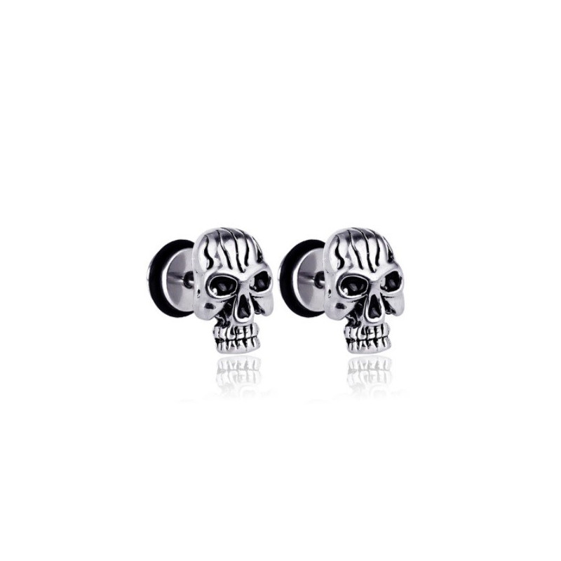 Boucle d'oreille Tête de Mort Âme Perdue