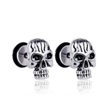 Boucle d'oreille Tête de Mort Âme Perdue