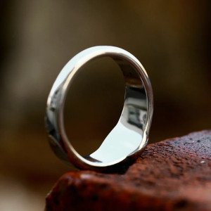 Vue Arrierre Bague Viking "Héritage du Futhark"