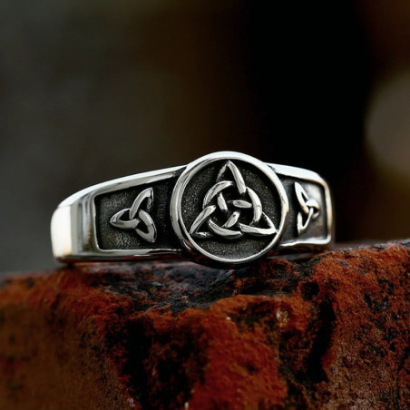 Avant Bague Viking "Héritage du Futhark"
