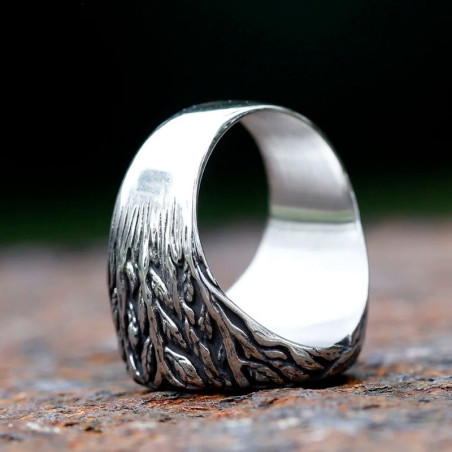 Vue Arrierre Bague Viking Racine d'Asgard