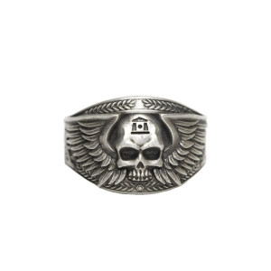 Bague Tête de Mort « Crâne Ailé »