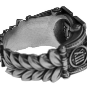 Vue Arrierre Bague Tête de Mort « Légion d’Acier »