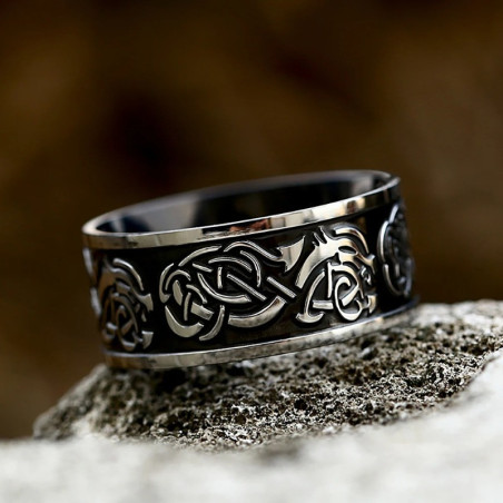 Avant Bague Viking "Yggdrasil Origin"