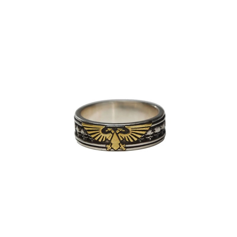 Bague Tête de Mort « Aigle Impérial » Couleur Or
