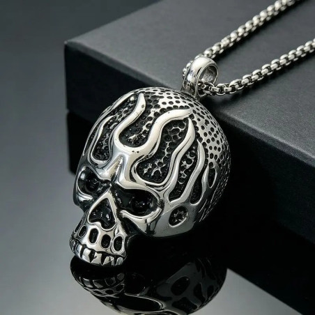 Collier Tête de Mort « Le Crâne Tribal »