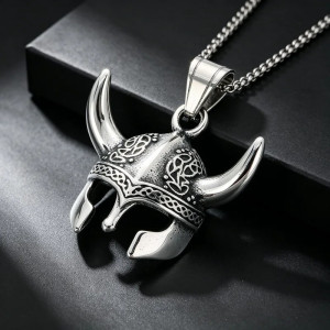 Collier Viking « Le Casque du Valhalla »