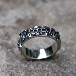 Avant Bague Tête de Mort « Légion des Crânes »