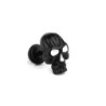 Boucle d'oreille Tête de Mort Âme Perdue couleur noir