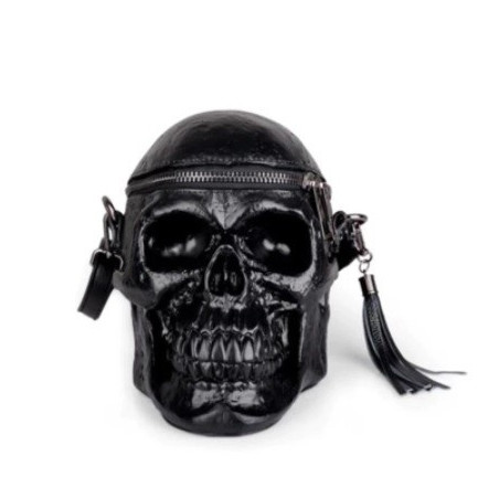 Sac à Main Tête de Mort Authentique