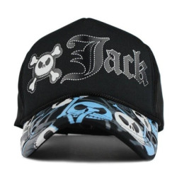 Casquette Tête de Mort M. Jack couleur Noir