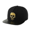 Vue face de la Casquette Tête de Mort Punk