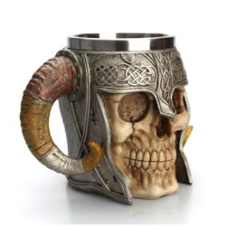 Détails du Mug Tête de Mort Viking