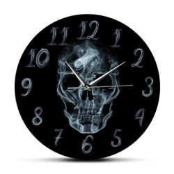 Horloge Tête de Mort Ghost - modèle sans cadre !