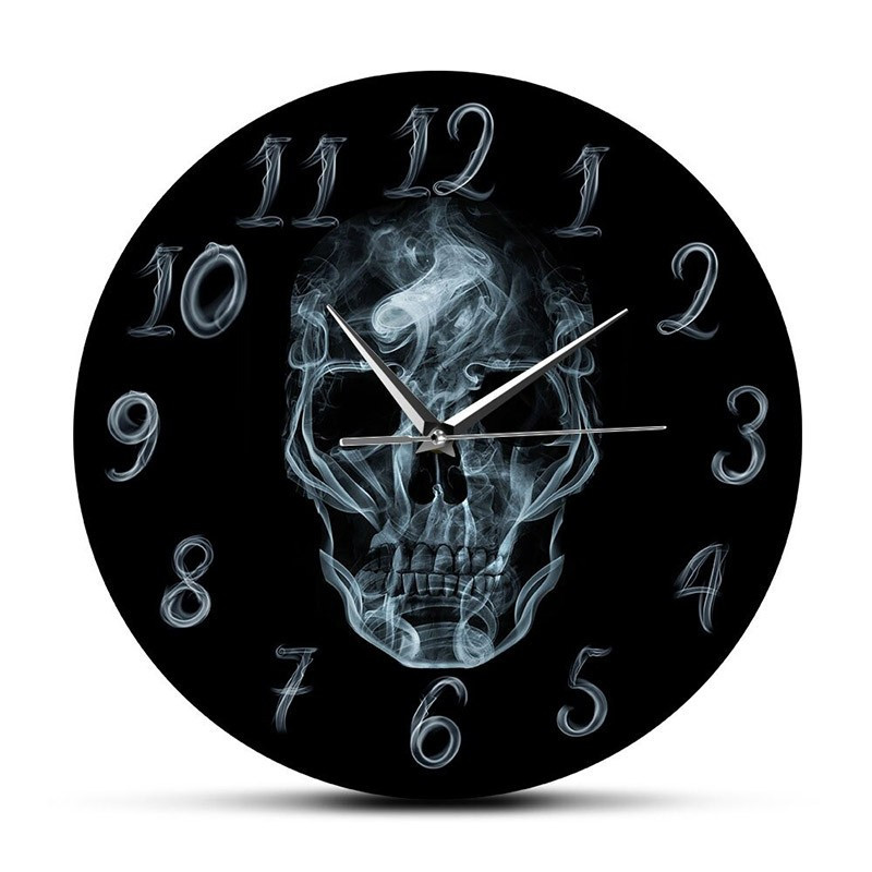 Horloge Tête de Mort Ghost - modèle sans cadre !