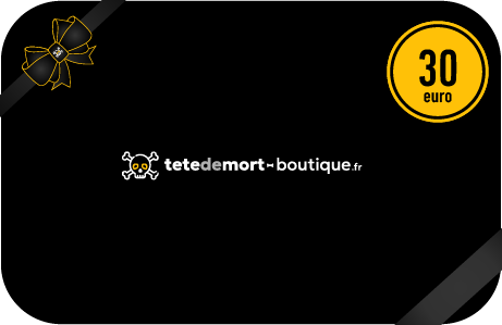 Cartes Cadeau Tête de Mort montant de 30 € - Le Geste Rebelle