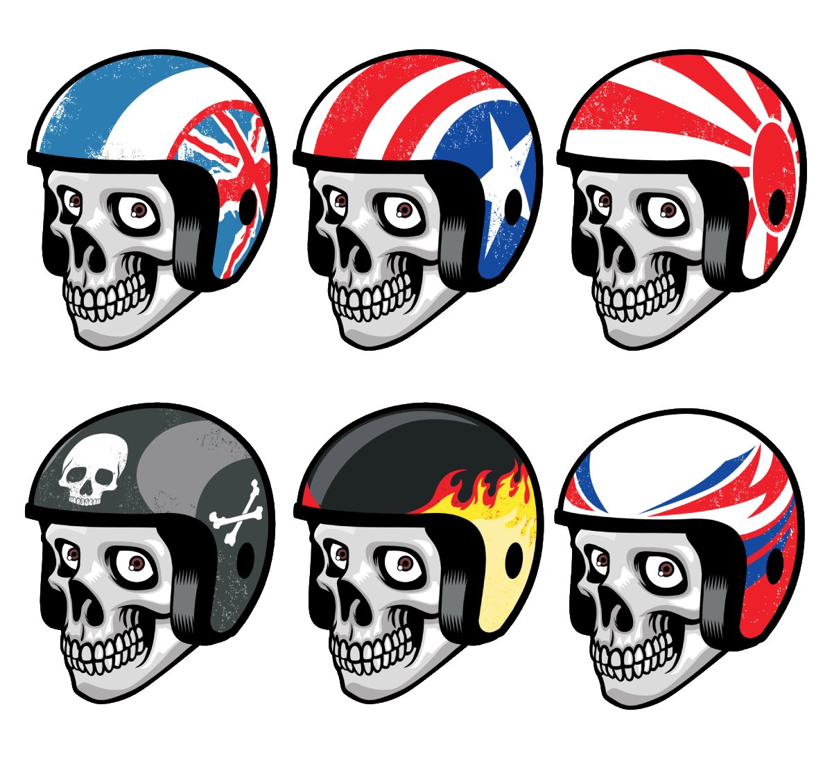 Comment installer des stickers tête de mort sur différentes surfaces