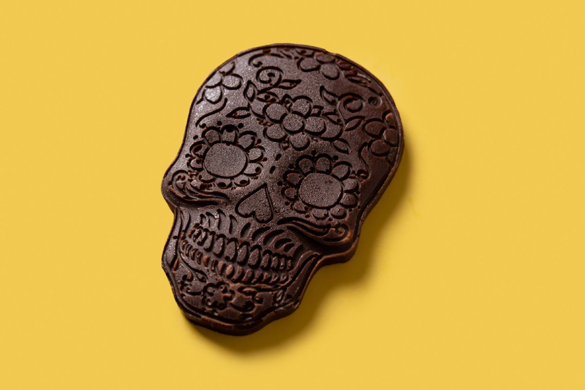 Comment réaliser un beau gâteau tête de mort avec un moule en silicone anti-adhérent