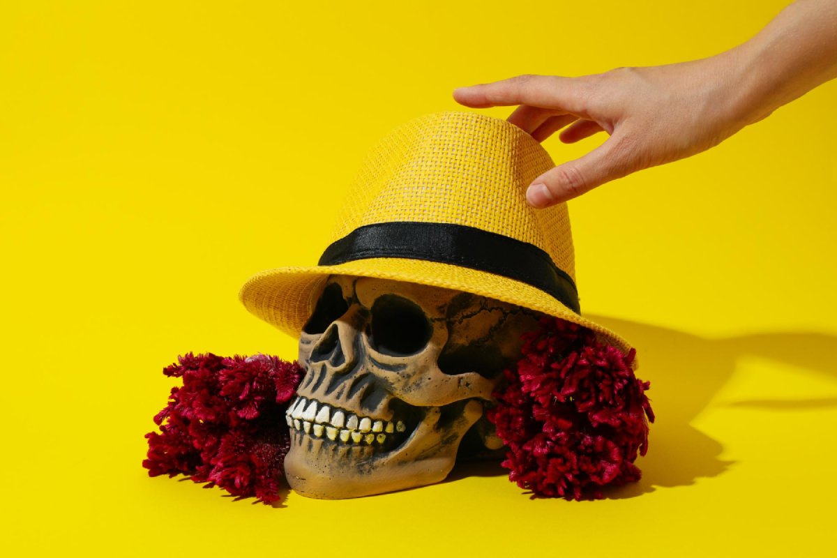 Les crânes décoratifs pour le Jour des Morts