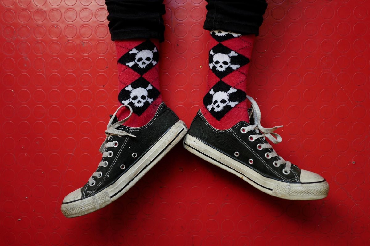 Quelle est la qualité des chaussettes tête de mort pour homme