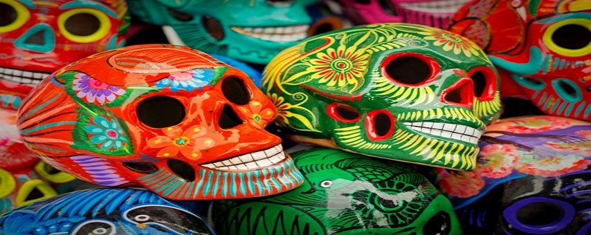 Masque Tête de Mort Mexicaine