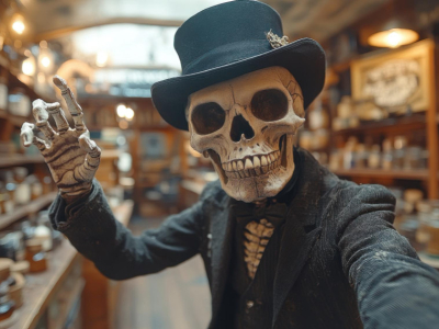 Grossiste Accessoires Tête de Mort Calavera